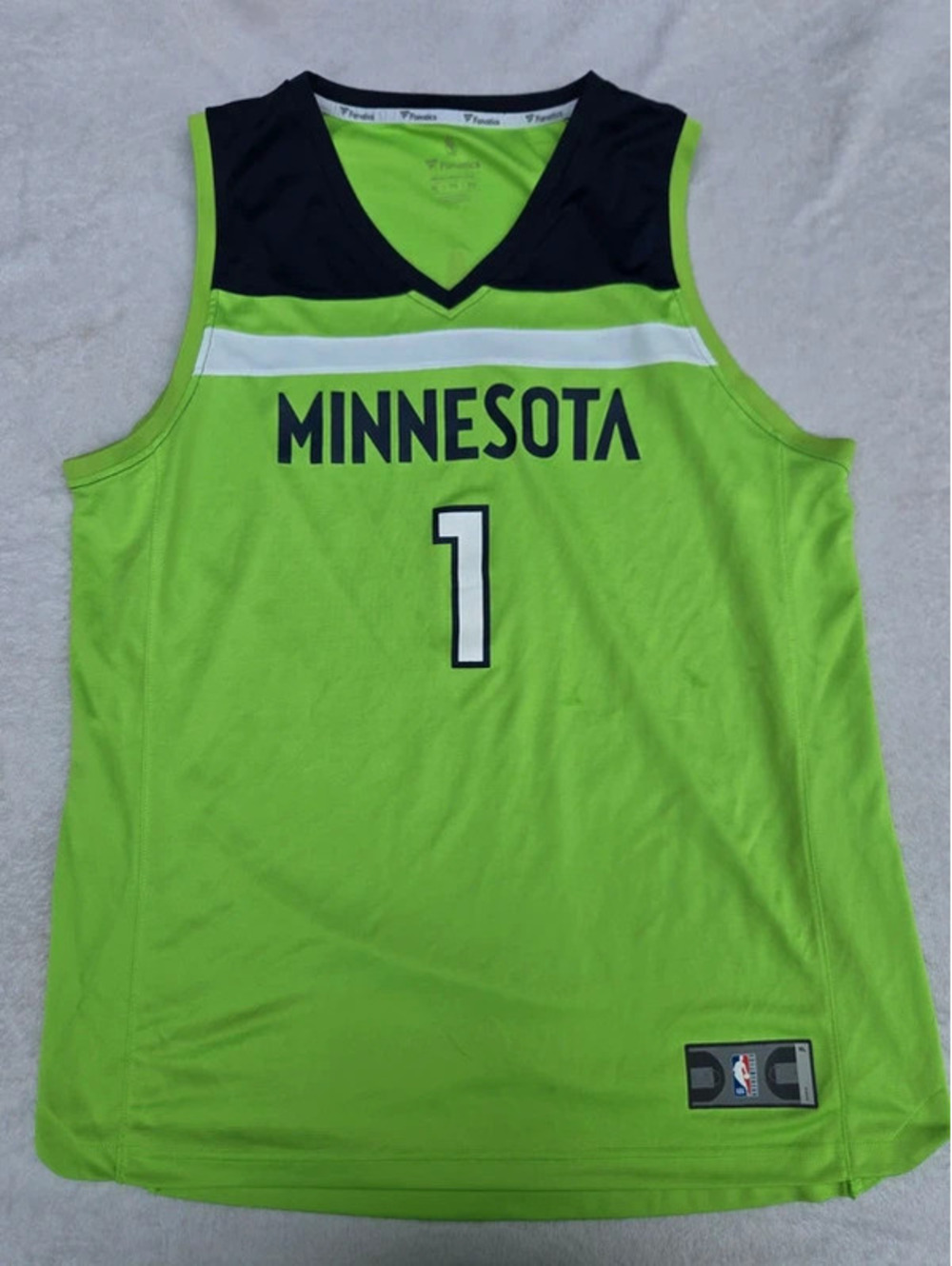 Minnesota Timberwolves Anthony Edwards #1 Fanatics Jersey Green Size XL